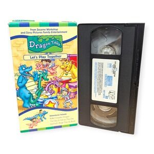 Dragon Tales Let's Play Together VHS Sesame Workshop Columbia Tristar 06332 2000